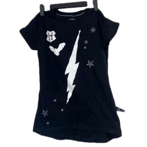 Harry Potter T-Shirt Women’s XS or a youth Large. Black Silver Great Condition